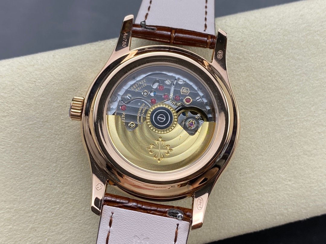 【Super Clone】Replica Patek Philippe Complications Rose Gold 5205R 011 40mm Mens Watch - Image 9