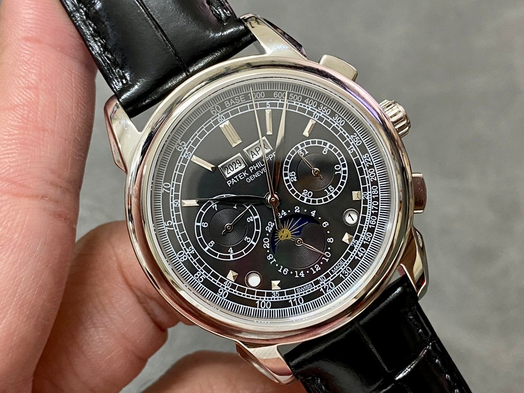 【Super Clone】Patek Philippe Perpetual Calendar Chronograph Grand Complications 5970P 001 - Image 5