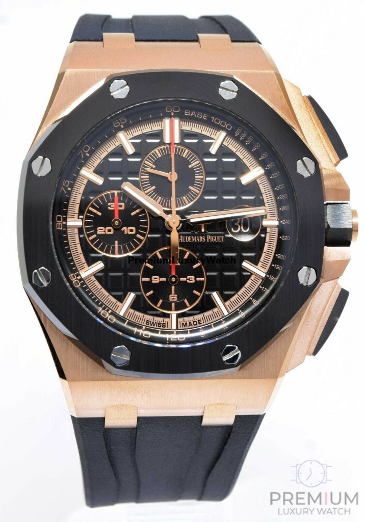 【Super Clone】Audemars Piguet Royal Oak Offshore Chronograph Black Dial 44MM Dial Watch - Image 8