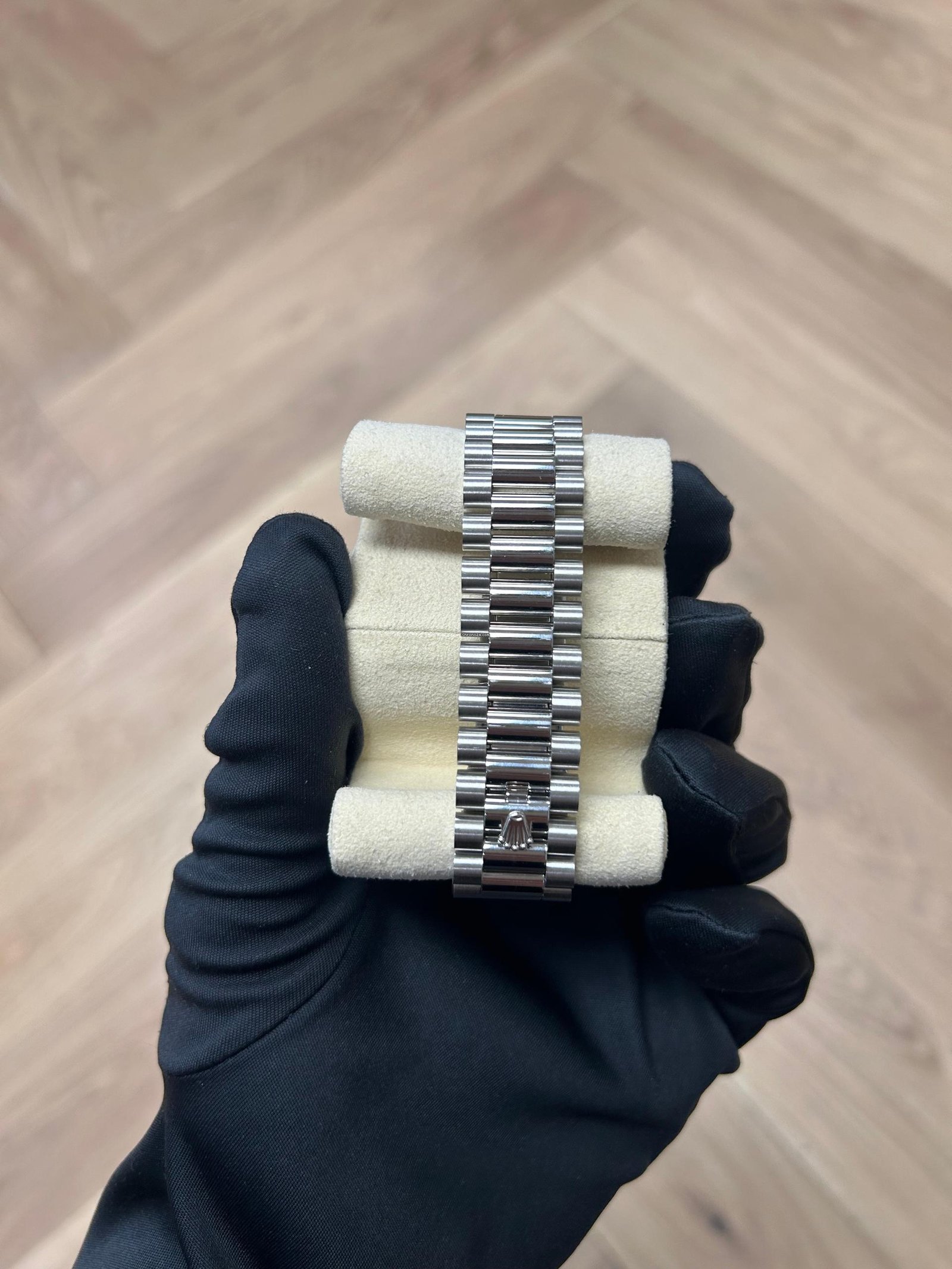 RLX Day-Date 40mm 228396TBR-0027 Meteoriate Baguette Diamond Dial and Bezel Watch - Image 4