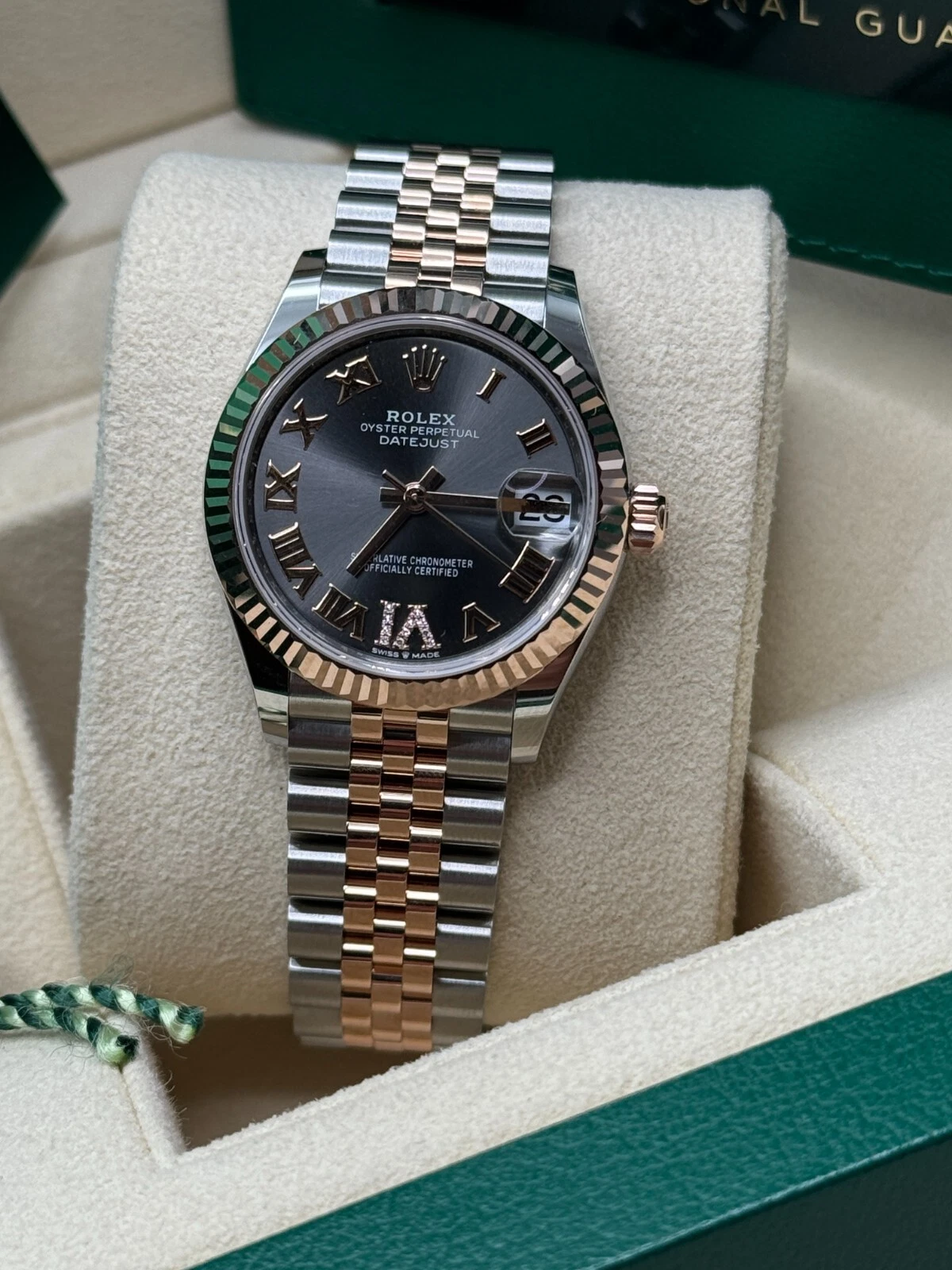 RLX Datejust m278271-0029/0030 Slate 31mm Dial Oyster Bracelet Watch - Image 16