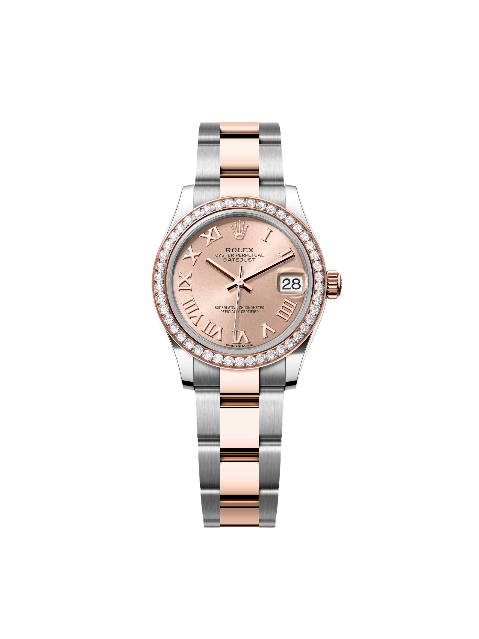 RLX Datejust m278381-0001/0002 Rose Roman Dial Diamond-Set Bezel 31mm - Image 2