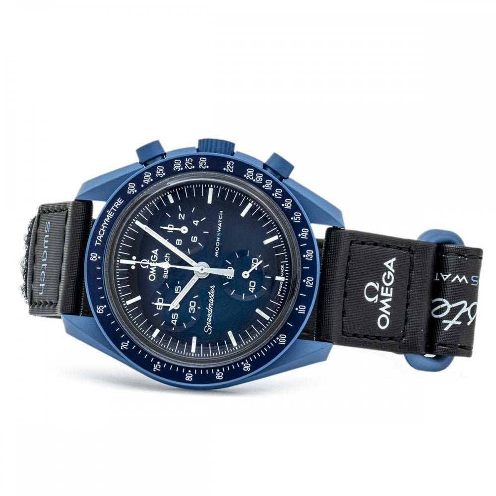 【Super Clone】Swatch x Omega SO33N100 Bioceramic Moonswatch Mission to Neptune - Image 5
