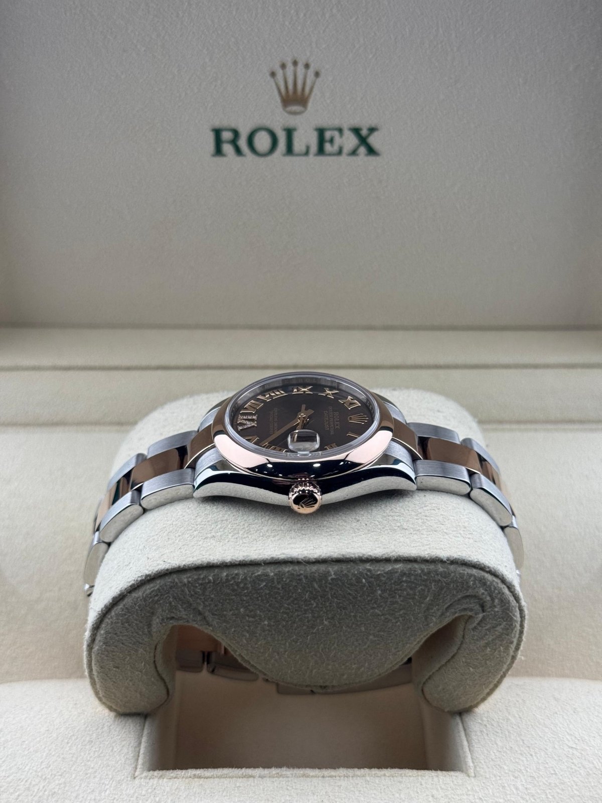 RLX Datejust m278241-0003/0004 Chocolate 31mm Dial Oyster Bracelet Watch - Image 7