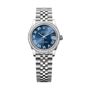 RLX Datejust m278384RBR-0037/0038 Bright Blue 31mm Dial Oyster Watch
