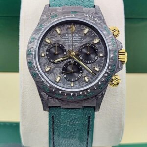 【Super Clone】Rolex Daytona DIW Carbon Emerald Green Super Clone Swiss Replica Watch | Custom Made Limited Edition | 4130 Swiss Movement