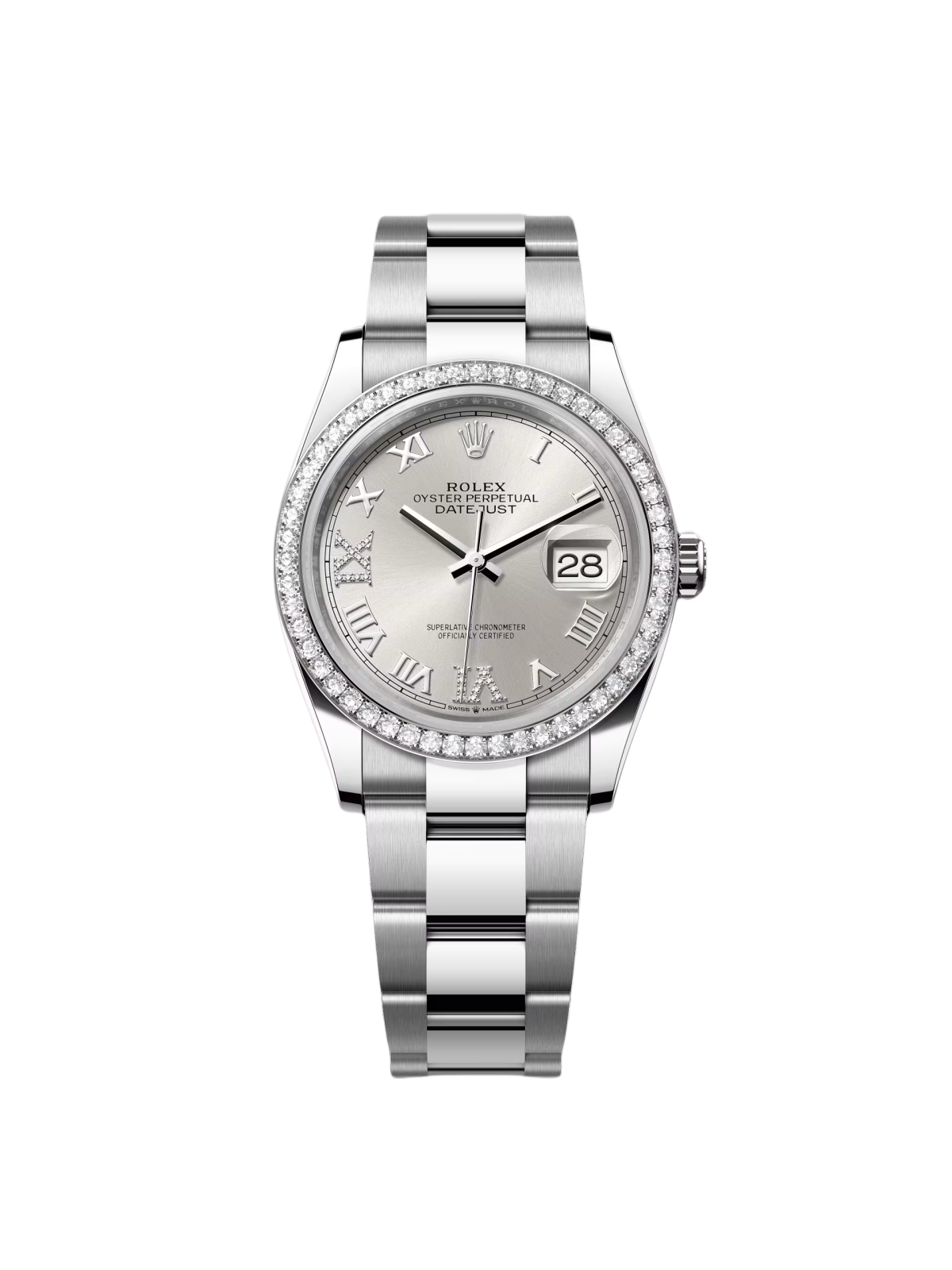 RLX Datejust 36mm 126284 Silver Dial Jubilee Bracelet - Image 2