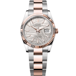 RLX  Datejust 36mm 126231 Silver Palm Motif Dial Oyster Bracelet