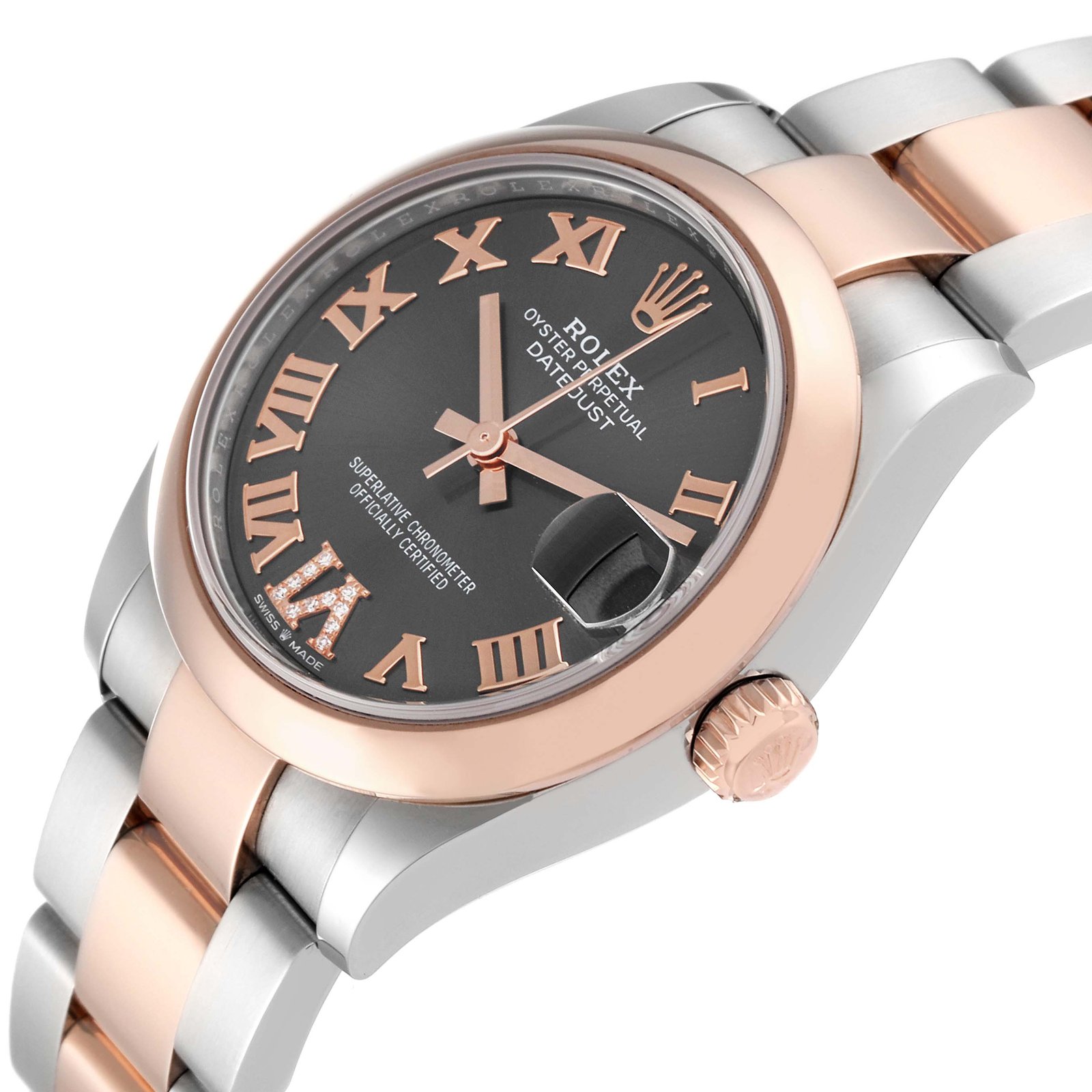 RLX Datejust m278241-0029/0030 Slate 31mm Dial Oyster Bracelet Watch - Image 6