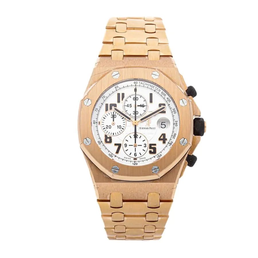 【Super Clone】Audemars Piguet Royal Oak Offshore Chronograph 42mm Rose Gold Watch