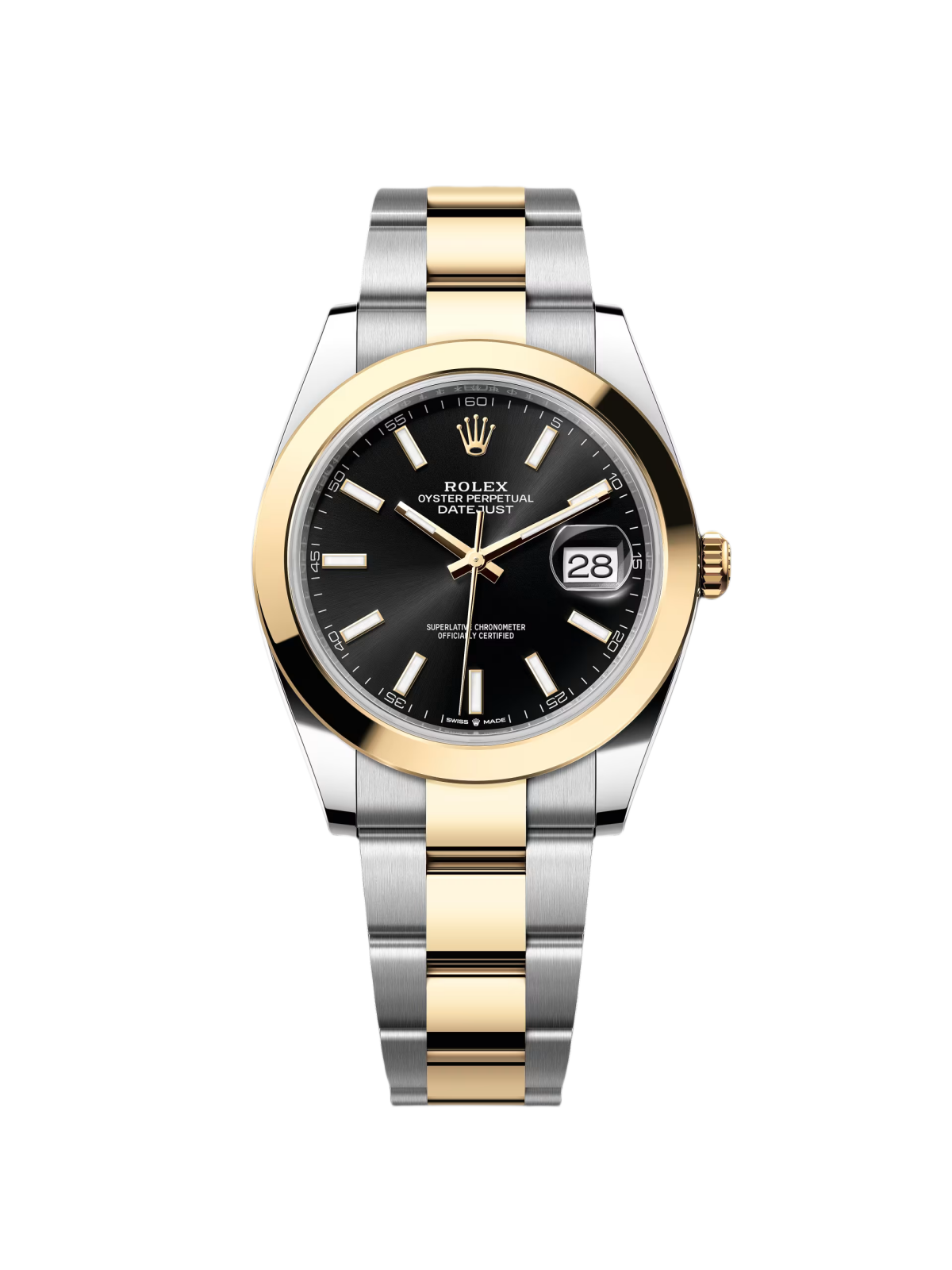 RLX Datejust 41mm 126303 Black Index Jubilee 41mm Steel and Yellow Gold Mens Watch - Image 2