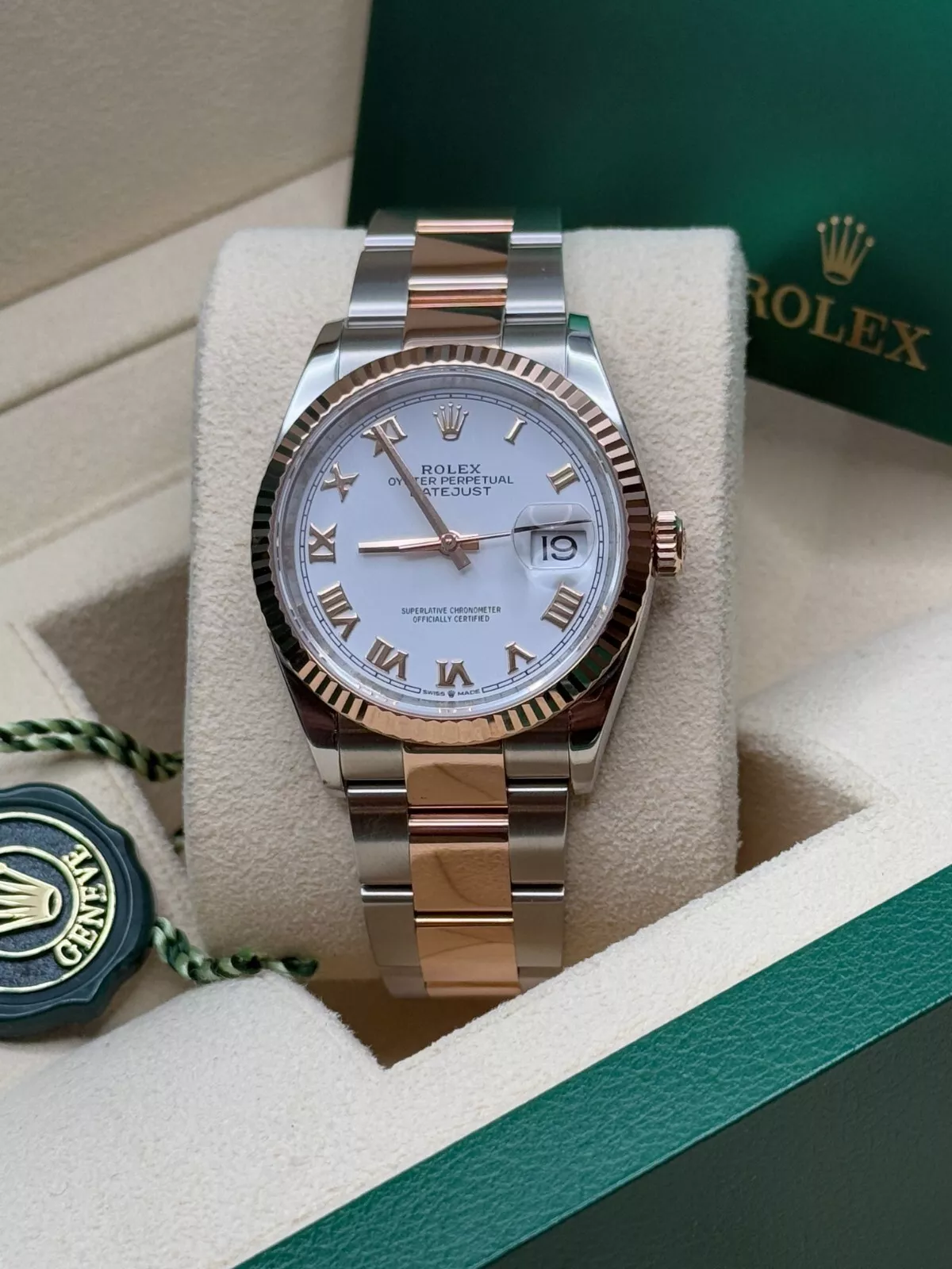 RLX Datejust 36mm 126231 White Dial Oyster Bracelet - Image 8