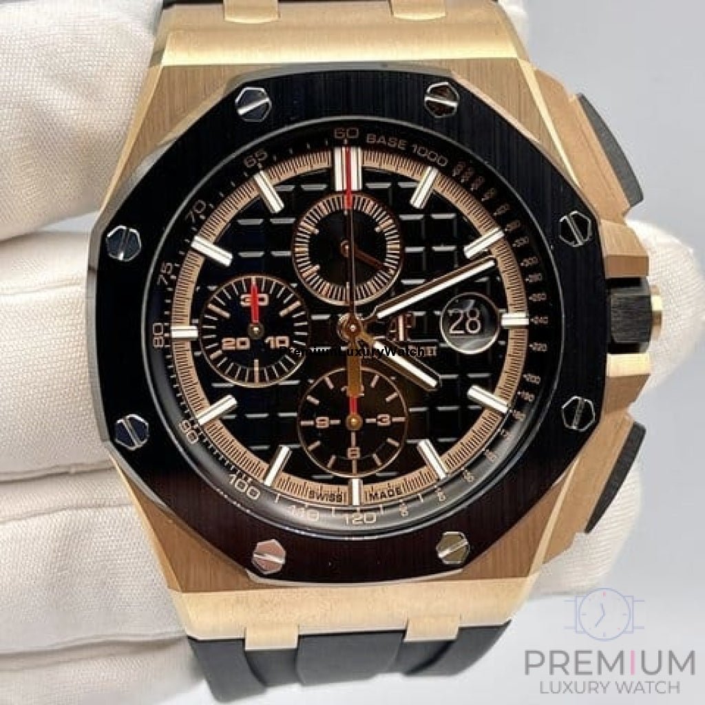 【Super Clone】Audemars Piguet Royal Oak Offshore Chronograph Black Dial 44MM Dial Watch - Image 2
