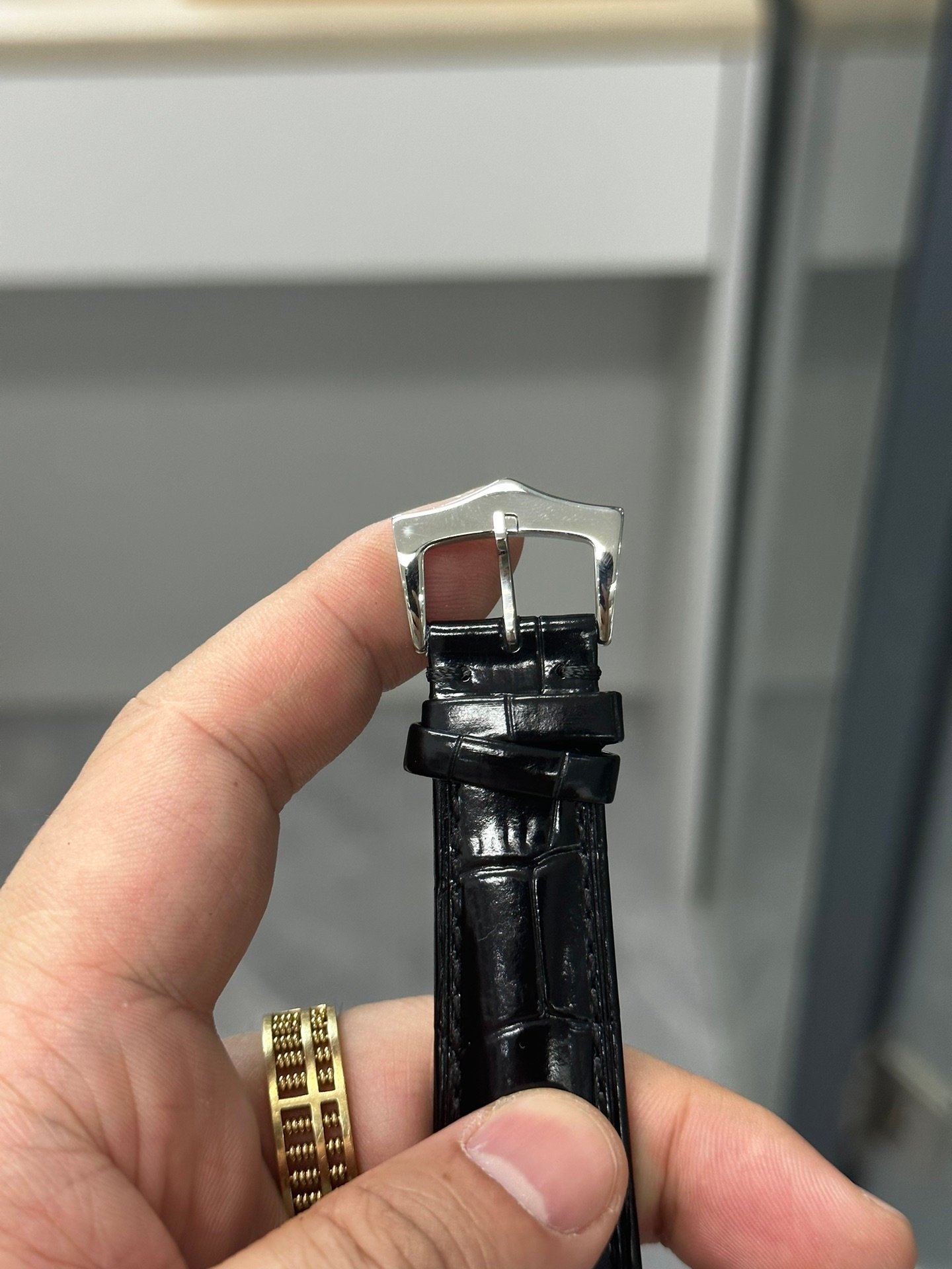 【Super Clone】Patek Philippe Calatrava Silver Dial 18 kt White Gold 5196G 001 - Image 14