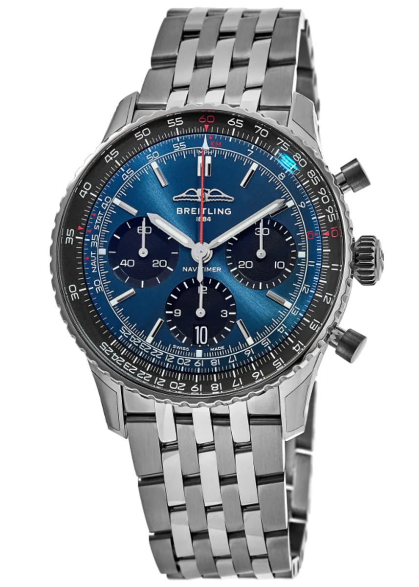 【Super Clone】Breitling AB0139241C1A1 Navitimer B01 Blue Dial - Νew - Image 3