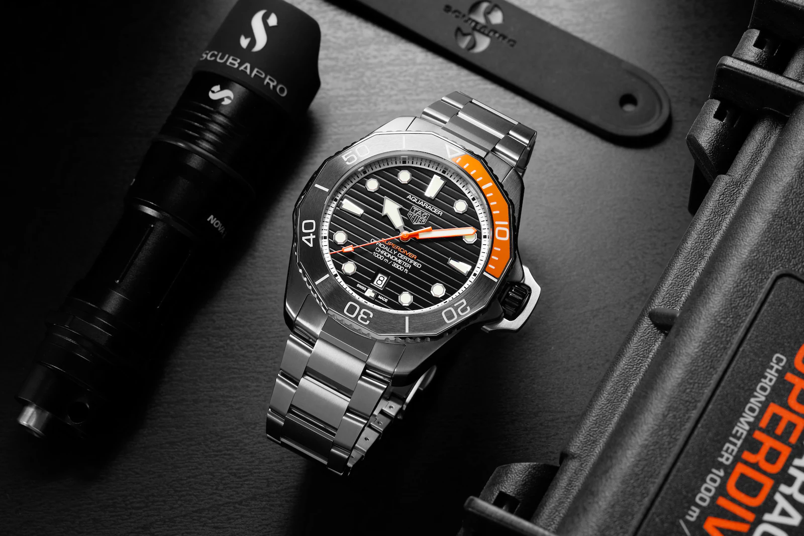【Super Clone】TAG Heuer Aquaracer Professional Superdiver 45mm Mens Watch WBP5A8A.BF0619 - Image 6