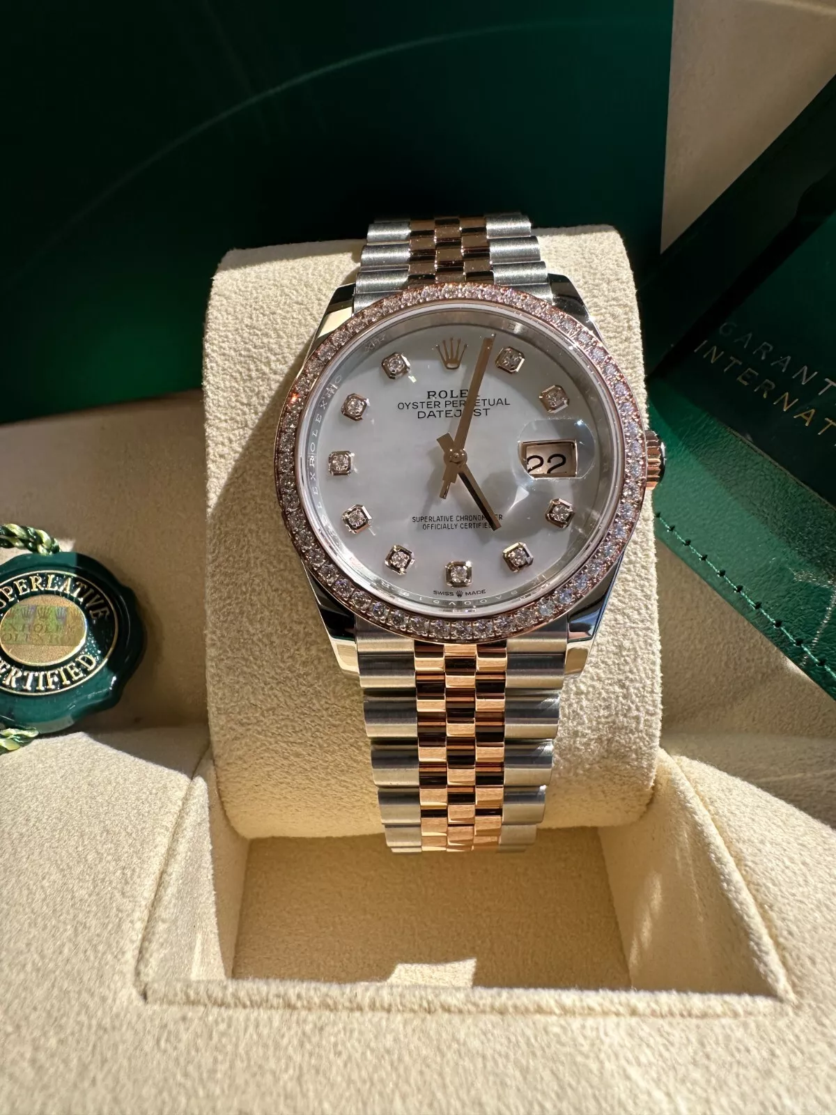RLX Datejust 36mm 126281 Mother-of-Pearl Dial Jubilee Bracelet - Image 5
