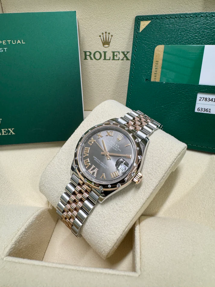 RLX Datejust m278341-0029/0030 Slate Dial 31mm Dial Oyster Bracelet - Image 5