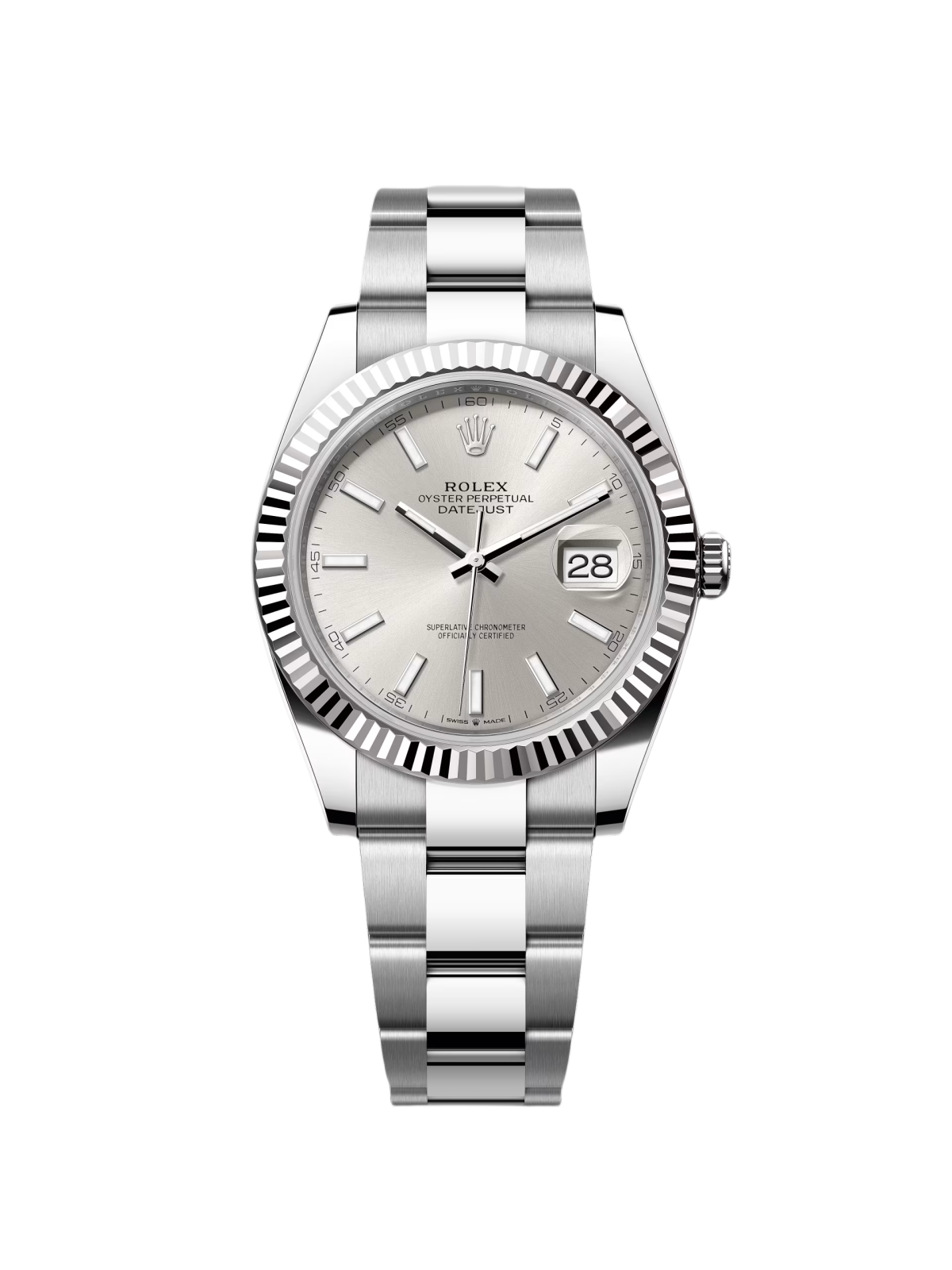 RLX Datejust 41mm 126334 Silver Index Jubilee Stainless Steel Mens Watch - Image 2