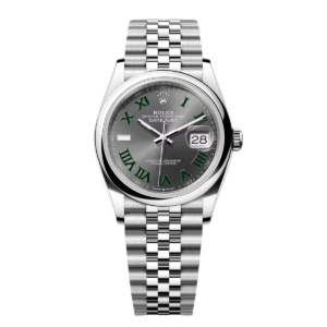 RLX  Datejust 36mm 126200 Oyster Perpetual Wimbledon Dial Jubilee Stainless Steel