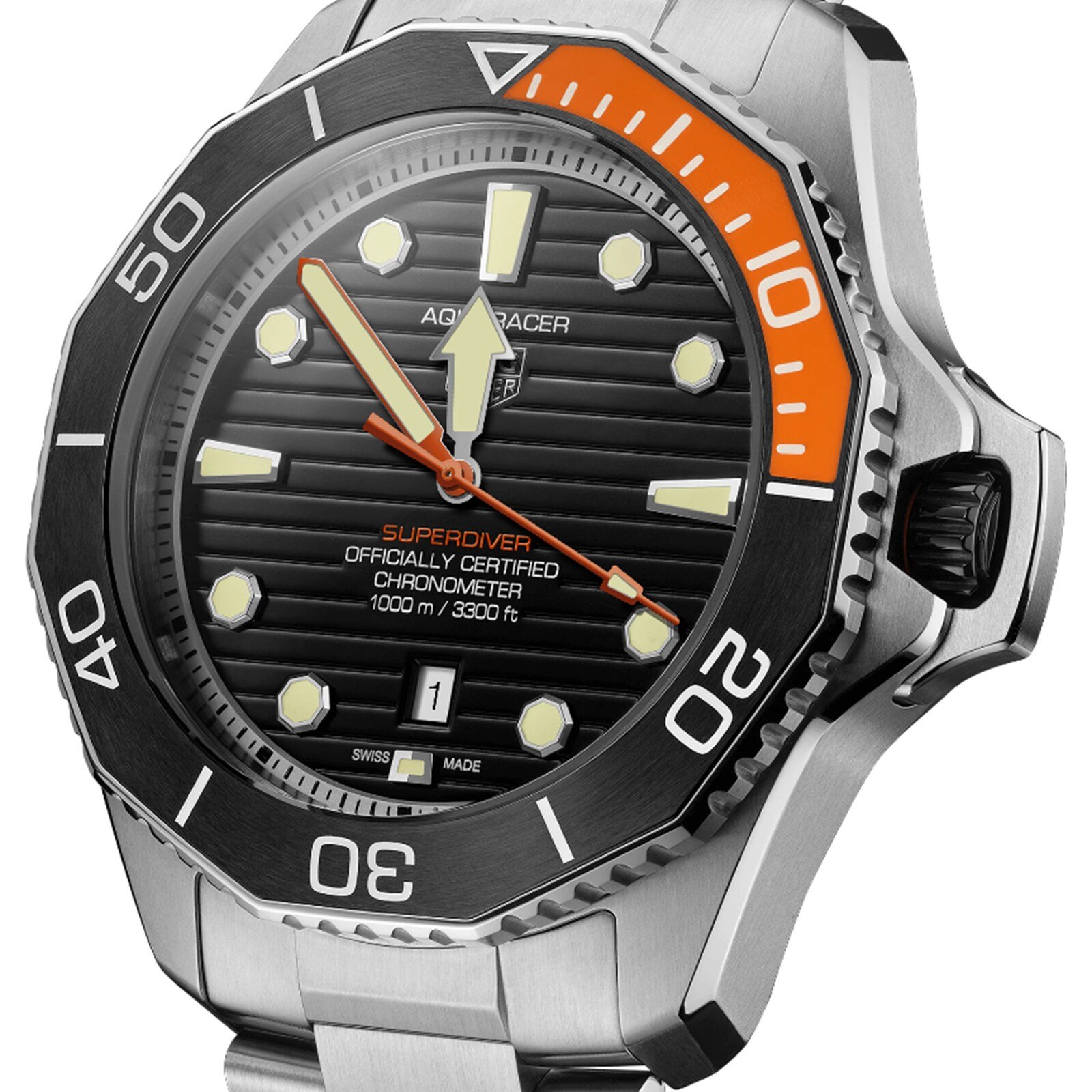 【Super Clone】TAG Heuer Aquaracer Professional Superdiver 45mm Mens Watch WBP5A8A.BF0619 - Image 2