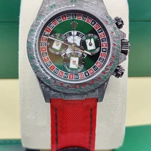 【Super Clone】Rolex Daytona DIW Carbon Lucky Player Casino Super Clone Swiss Replica Watch | Custom Made Limited Edition | 4130 Swiss Movement