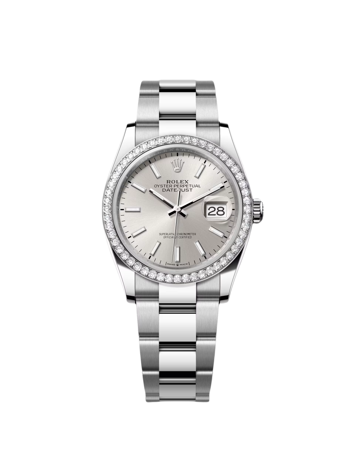 RLX Datejust 36mm 126284 Silver Dial Watch