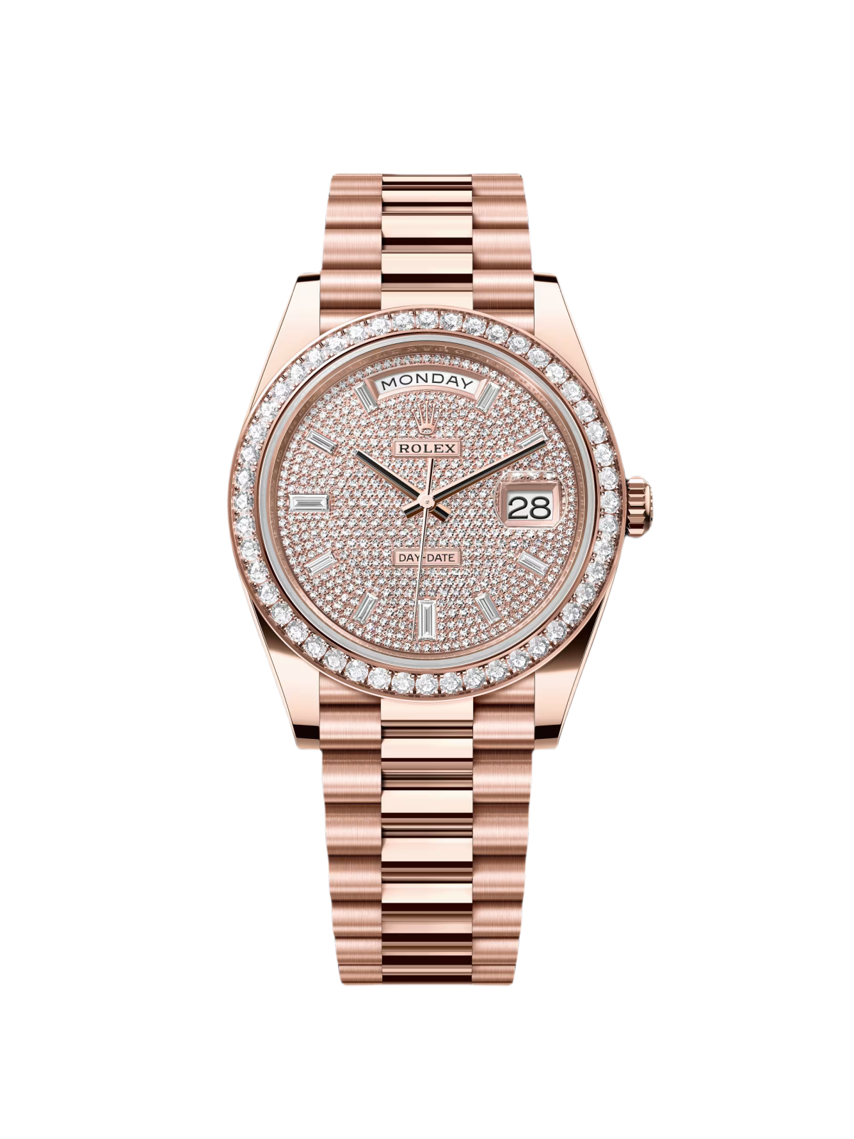 RLX Day-Date 40mm Diamonds Paved Dial 228345rbr-0002