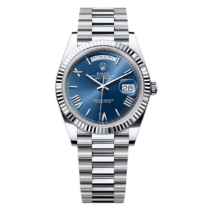 RLX  Day-Date "President" 40mm Blue Roman Dial  228236-0007