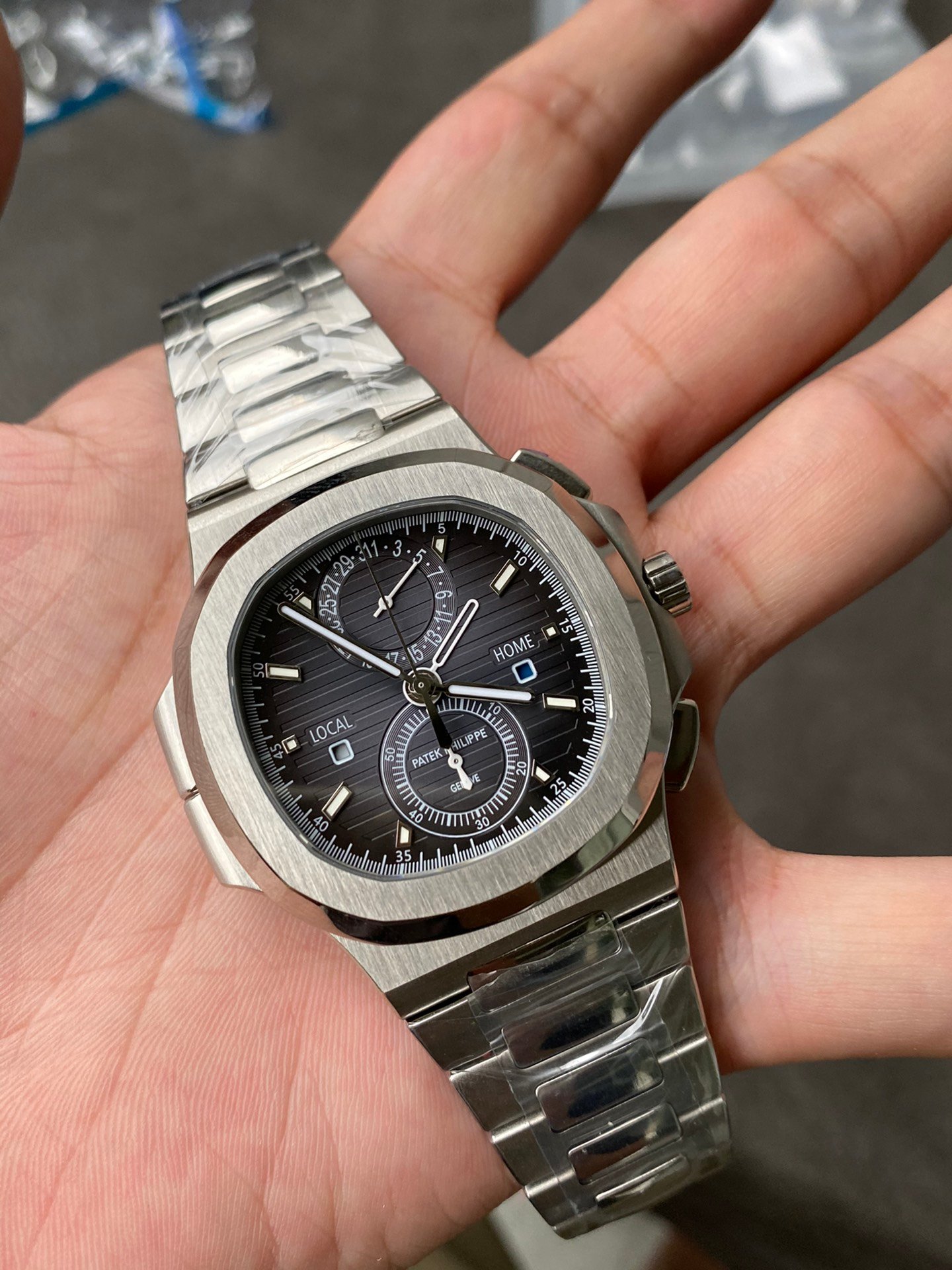 【Super Clone】Patek Philippe Nautilus Stainless Steel Black Dial 5990 1A 011 - Image 7