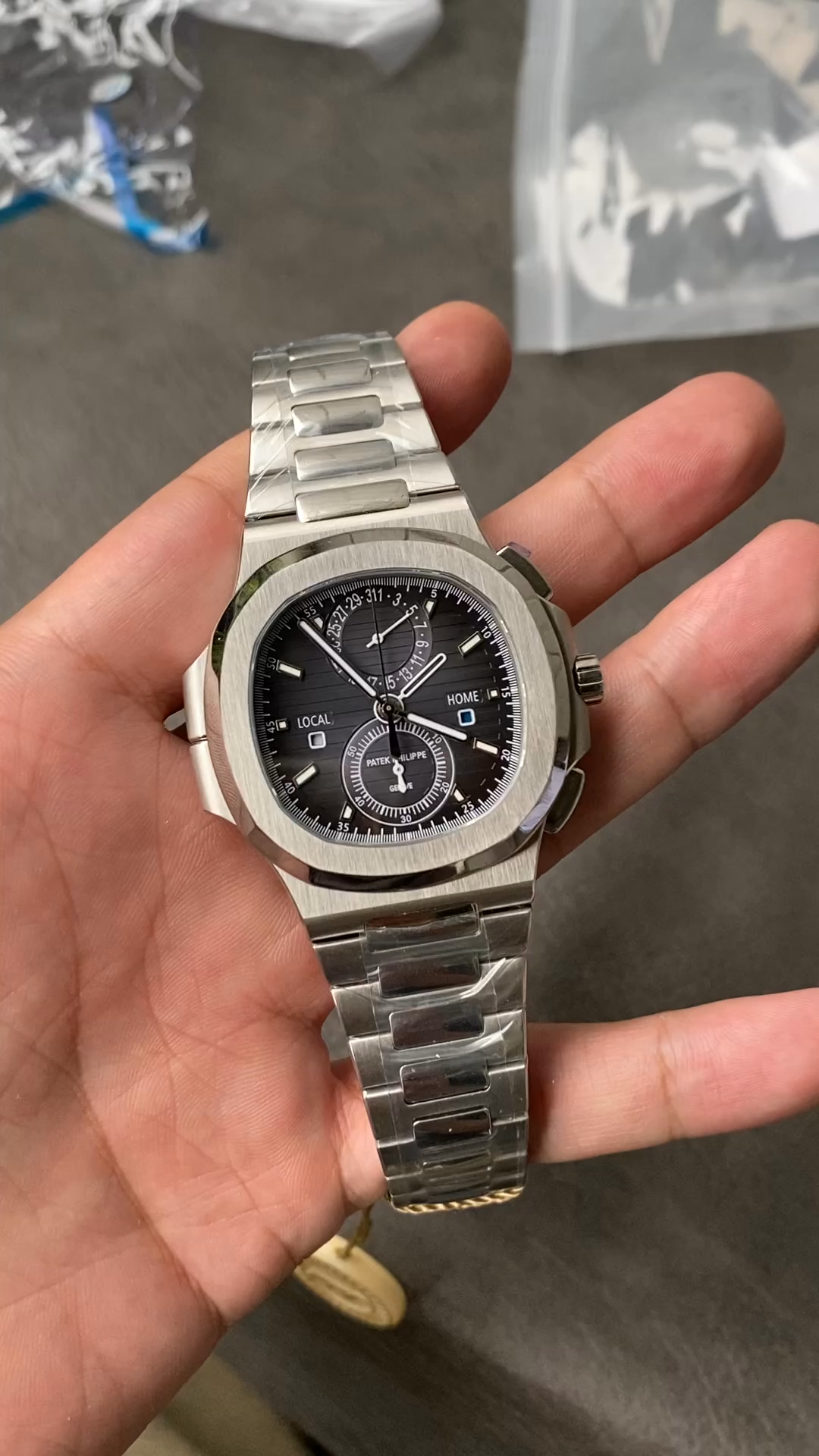 【Super Clone】Patek Philippe Nautilus Stainless Steel Black Dial 5990 1A 011 - Image 2