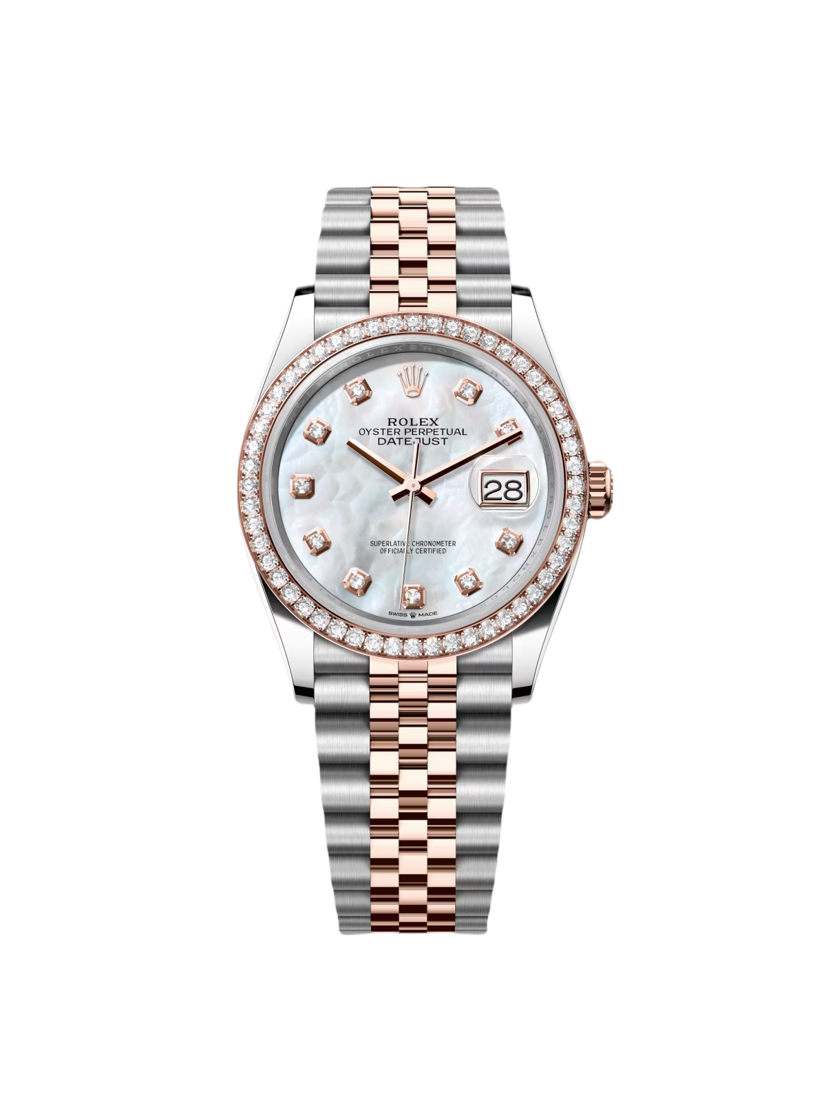 RLX Datejust 36mm 126281 Mother-of-Pearl Dial Jubilee Bracelet