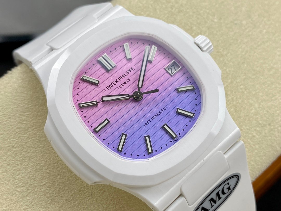 【Super Clone】Patek Philippe Nautilus Pink & Purple 5711 40MM Watch - Image 5