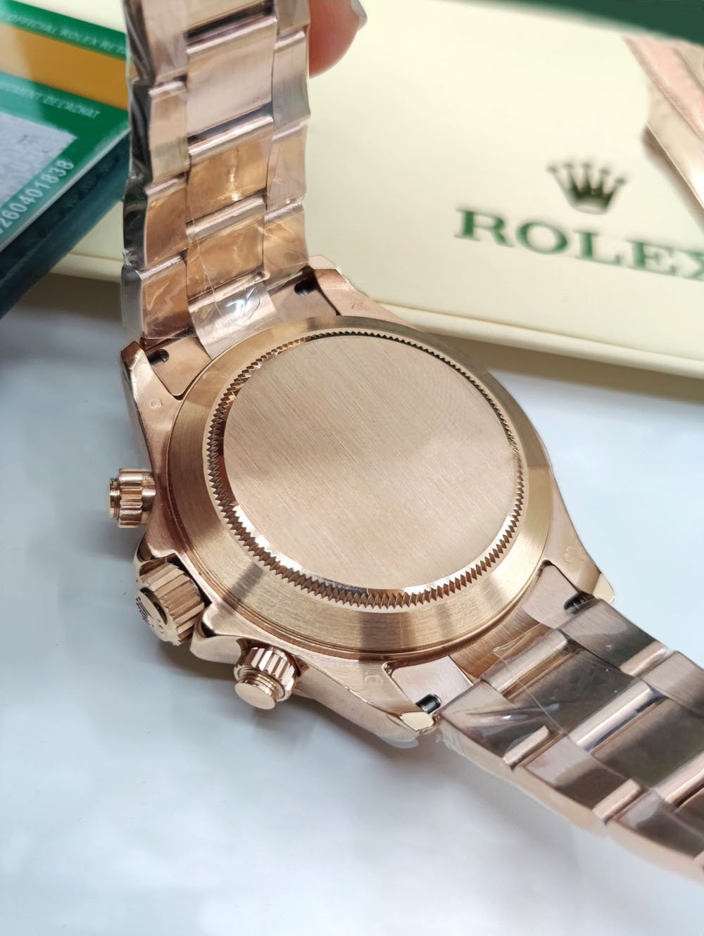 【Super Clone】RDaytona Rainbow Swiss Replica Watch | 18k Rose Gold | Ref 116595RBOW - Image 5