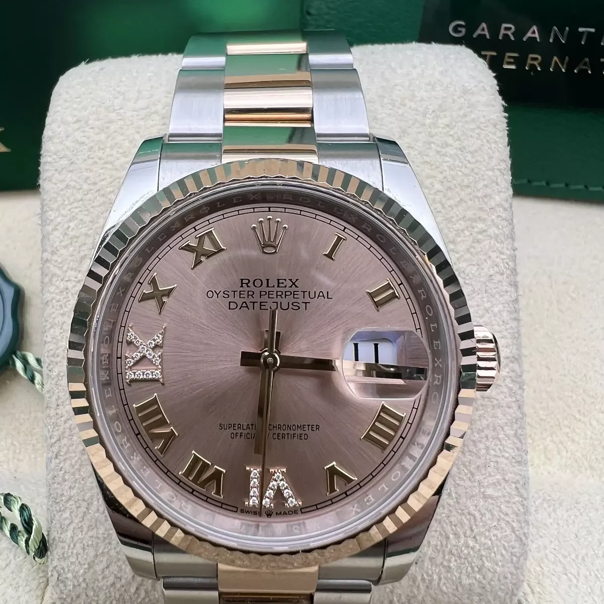RLX Datejust 36mm 126231 Rose Dial Oyster Bracelet - Image 11