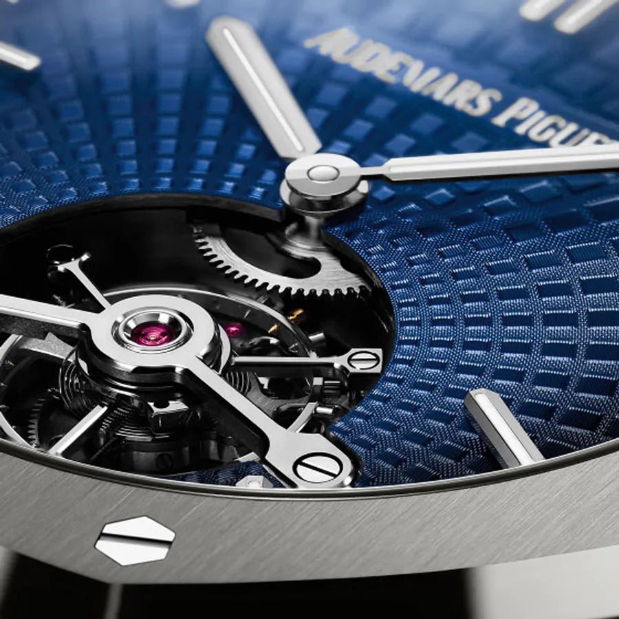 【Super Clone】Audemars piguet Royal Oak Selfwinding Tourbillon 41MM Blue Dial Watch - Image 2