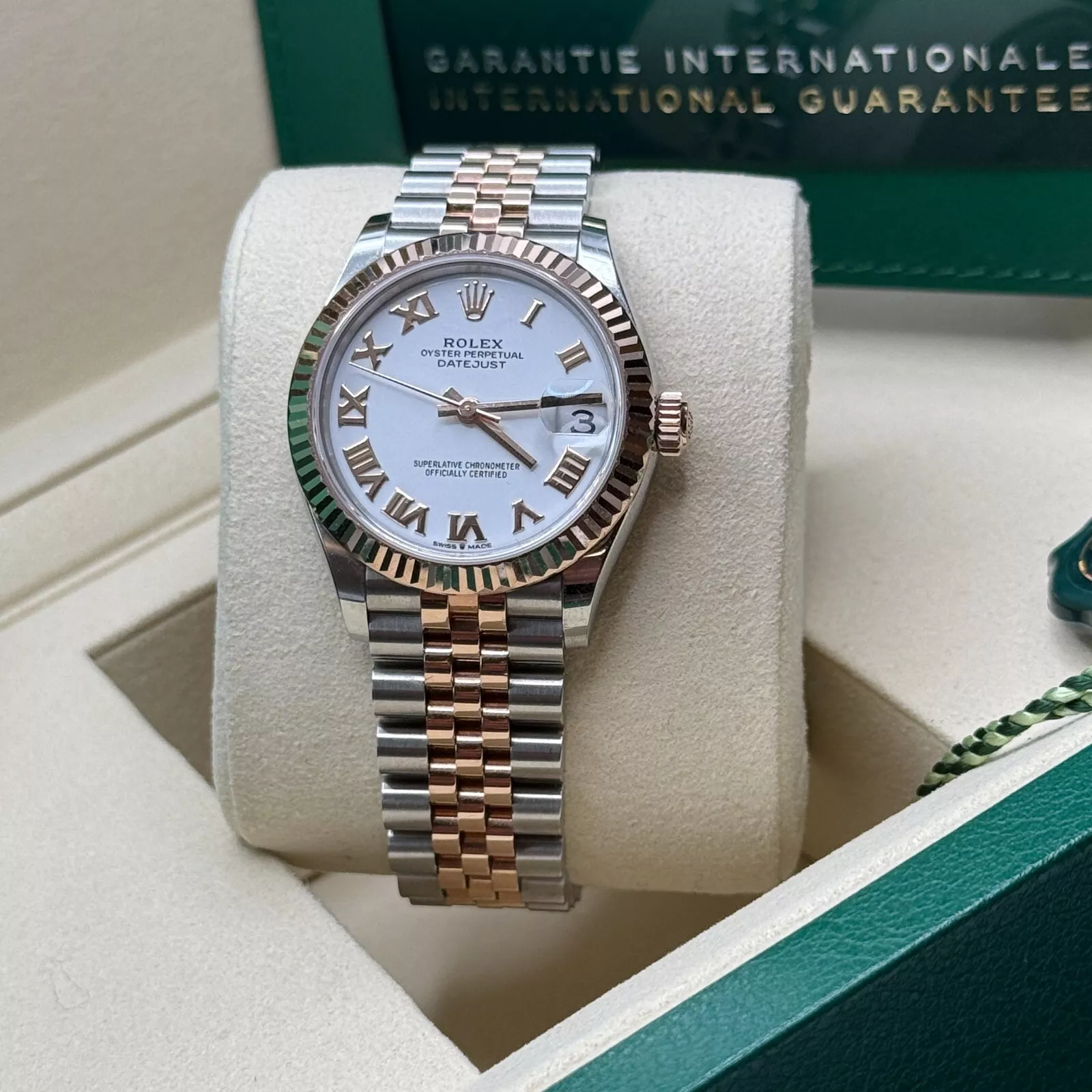 RLX Datejust m278271-0001/0002 White 31mm Dial Oyster Bracelet Watch - Image 17