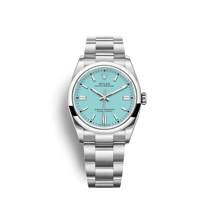 【Super Clone】R124300 Oyster Perpetual 41 "Tiffany Blue" Brand New