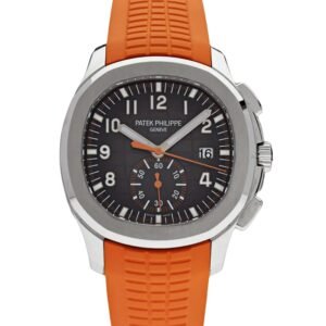 【Super Clone】Replica Patek Philippe Aquanaut 5968A 001 Chronograph Orange Rubber 42mm