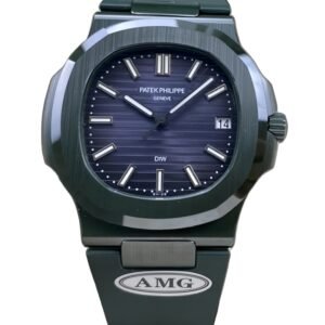 【Super Clone】Patek Philippe Nautilus Green Rubber Blue Dial 5711 40MM Watch