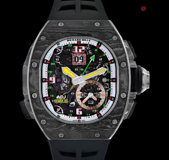 【Super Clone】RICHARD MILLE RM62-01 CA TI BLACK NTPT (LTD 30)