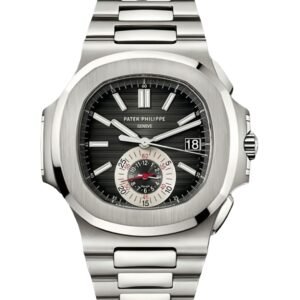 【Super Clone】Patek Philippe Nautilus Chronograph Stainless Steel Black Dial 5980 1A 014